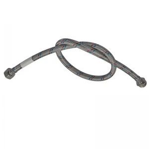 Гнучкий шланг для підключення води гайка 1/2'' - Штуцер 1/2'' (150 см) Zerix (ZX1567)