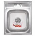 Кухонна мийка накладна ZERIXZ5060-06-160E (satin) (ZX1611)