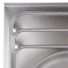 Кухонная мойка накладная Zerix Z8060B-08-180E (Satin) (ZX1620)