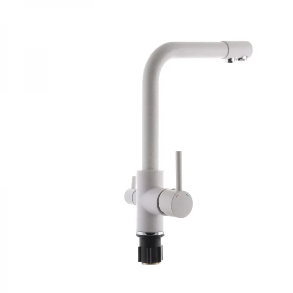 Змішувач для кухні Zerix LR4055W-3 з виходом для питної води (ZX2643)