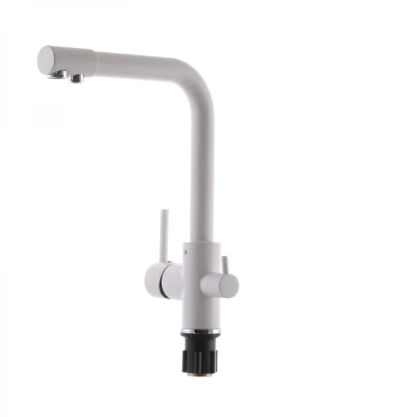 Змішувач для кухні Zerix LR4055W-3 з виходом для питної води (ZX2643)