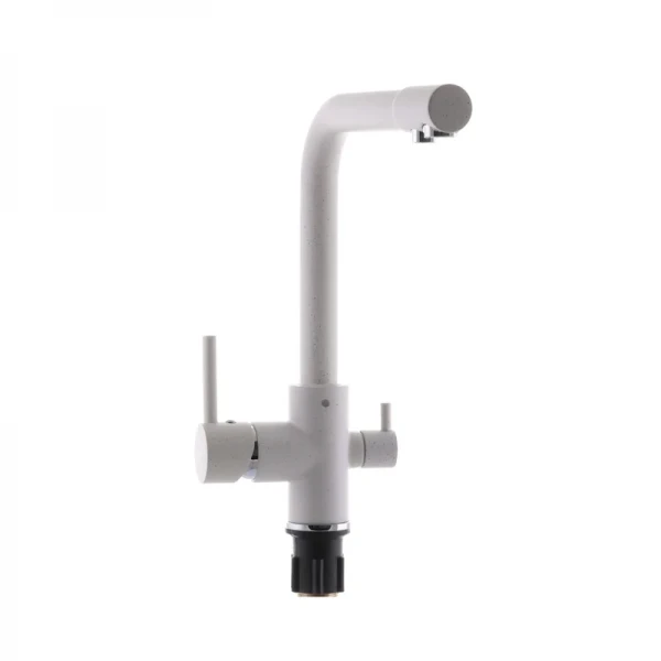 Змішувач для кухні Zerix LR4055W-3 з виходом для питної води (ZX2643)