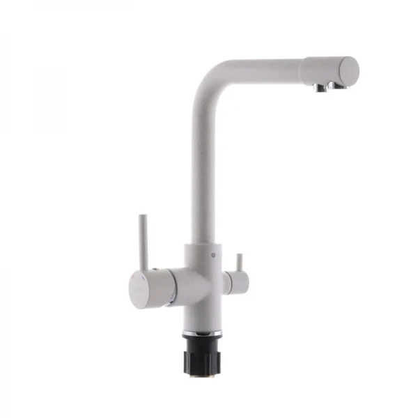 Змішувач для кухні Zerix LR4055W-3 з виходом для питної води (ZX2643)