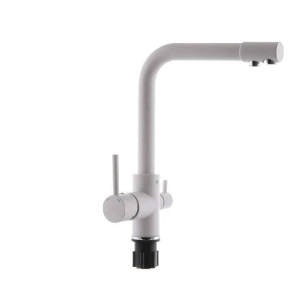 Змішувач для кухні Zerix LR4055W-3 з виходом для питної води (ZX2643)