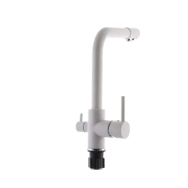 Змішувач для кухні Zerix LR4055W-3 з виходом для питної води (ZX2643)