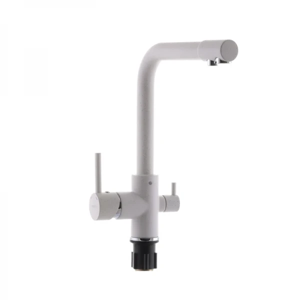 Змішувач для кухні Zerix LR4055W-3 з виходом для питної води (ZX2643)