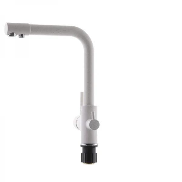 Змішувач для кухні Zerix LR4055W-3 з виходом для питної води (ZX2643)