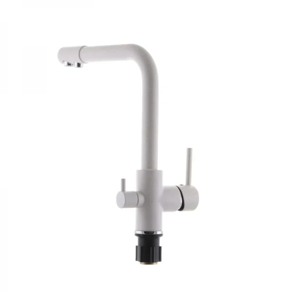 Змішувач для кухні Zerix LR4055W-3 з виходом для питної води (ZX2643)
