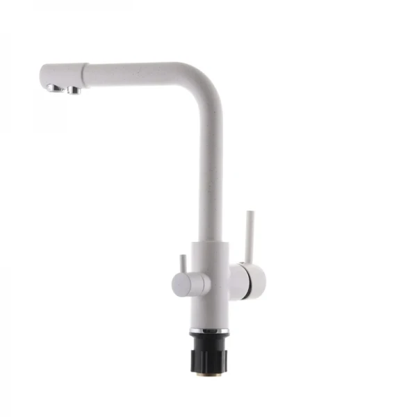 Змішувач для кухні Zerix LR4055W-3 з виходом для питної води (ZX2643)