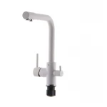 Змішувач для кухні Zerix LR4055W-3 з виходом для питної води (ZX2643)