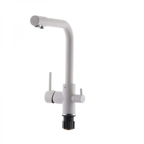 Змішувач для кухні Zerix LR4055W-3 з виходом для питної води (ZX2643)