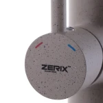 Смеситель для кухни Zerix LR4055K-3 латунный под гранит с выходом для питьевой воды (ZX2644)