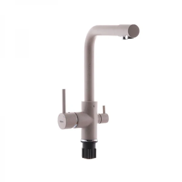 Змішувач для кухні Zerix LR4055K-3 з виходом для питної води (ZX2644)