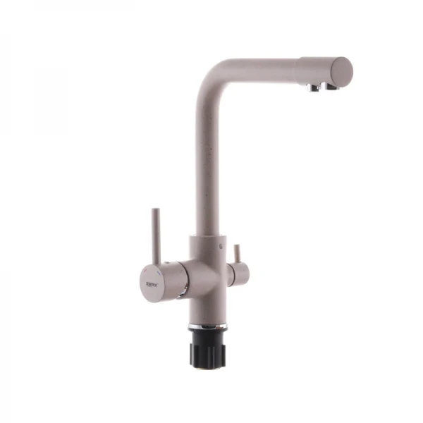 Змішувач для кухні Zerix LR4055K-3 з виходом для питної води (ZX2644)