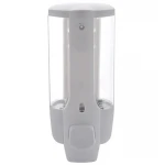 Дозатор для жидкого мыла настенный белый Zerix LR406 (ZX2717)