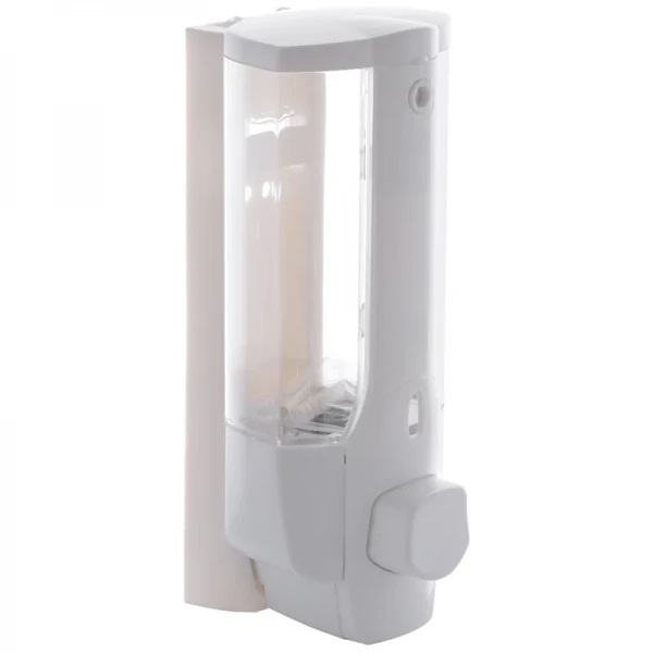 Дозатор для жидкого мыла настенный белый Zerix LR406 (ZX2717)