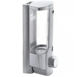 Дозатор для жидкого мыла настенный серый Zerix LR407 (ZX2718)