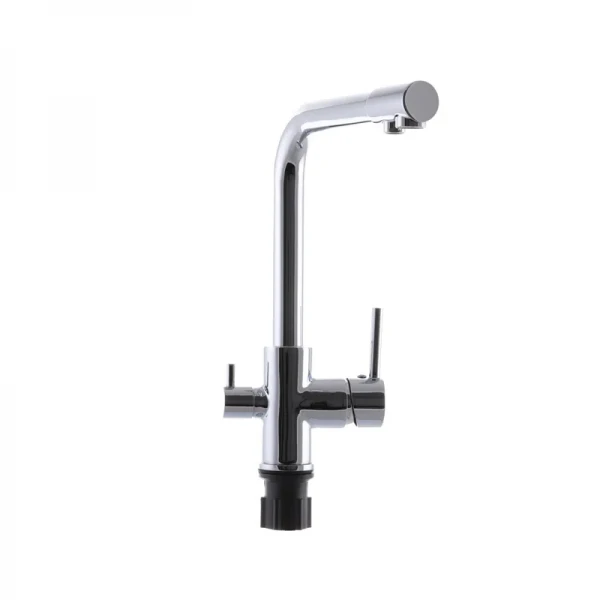 Змішувач для кухні ZERIX LR4055-3 латунний хром з виходом для питної води (ZX2723)