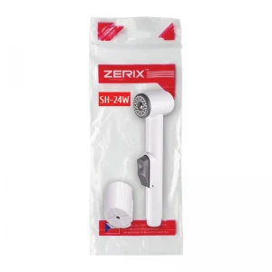 Лейка гигиеническая ZERIX SH-24W SH-24.W белая глянцевая с латунной внутренней трубкой (ZX2731)