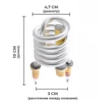 ТЭН для водонагревателя Zerix ELH-3000A ELW06 и ELW16 (с индик. темп.) (ZX2787)