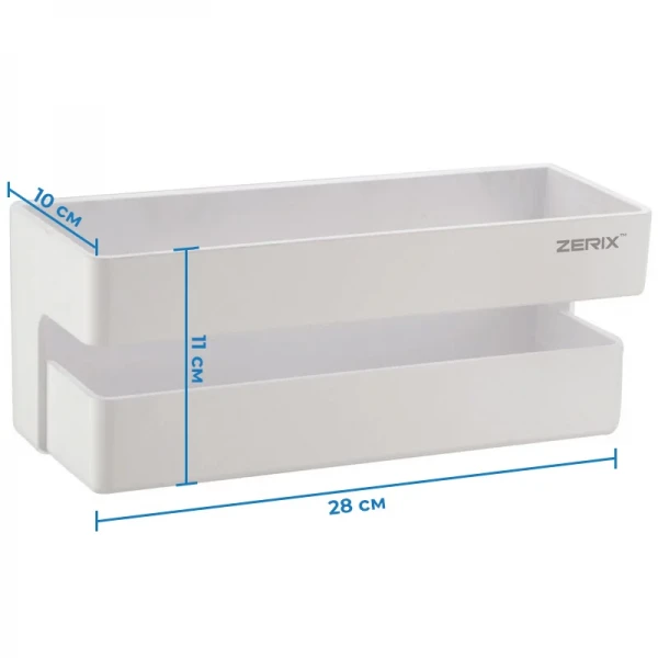 Полка пластикова Zerix A8042 (ZX2814)