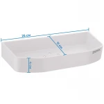 Полка пластиковая Zerix A8142 (ZX2818)