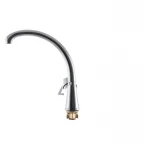 Змішувач для кухні ZERIX DYU 181 латунний хромований з високим поворотним виливом (ZX2895)