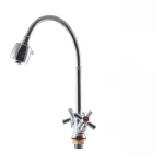 Змішувач для кухні Zerix TZH 722 з рефлективним виливом (ZX2947)