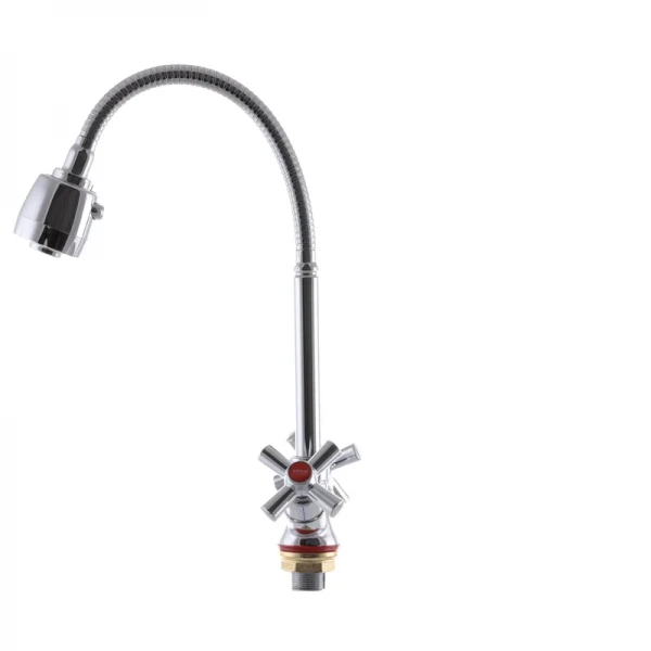 Змішувач для кухні Zerix TZH 722 з рефлективним виливом (ZX2947)