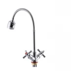 Змішувач для кухні Zerix TZH 722 з рефлективним виливом (ZX2947)