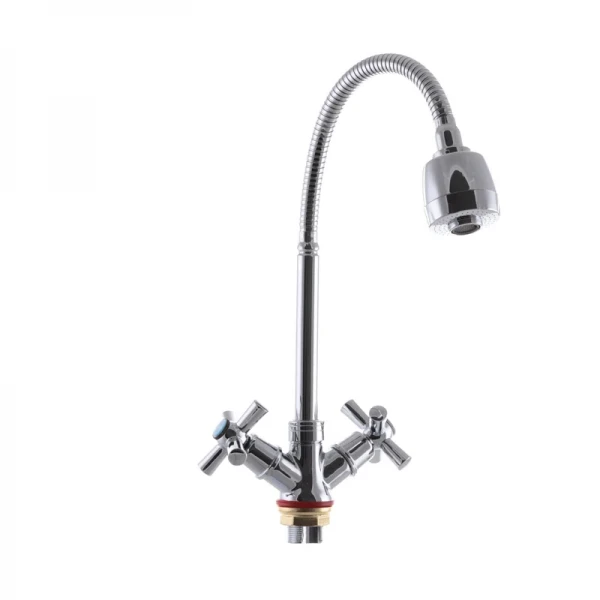 Змішувач для кухні Zerix TZH 722 з рефлективним виливом (ZX2947)