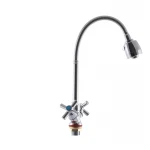 Змішувач для кухні Zerix TZH 722 з рефлективним виливом (ZX2947)