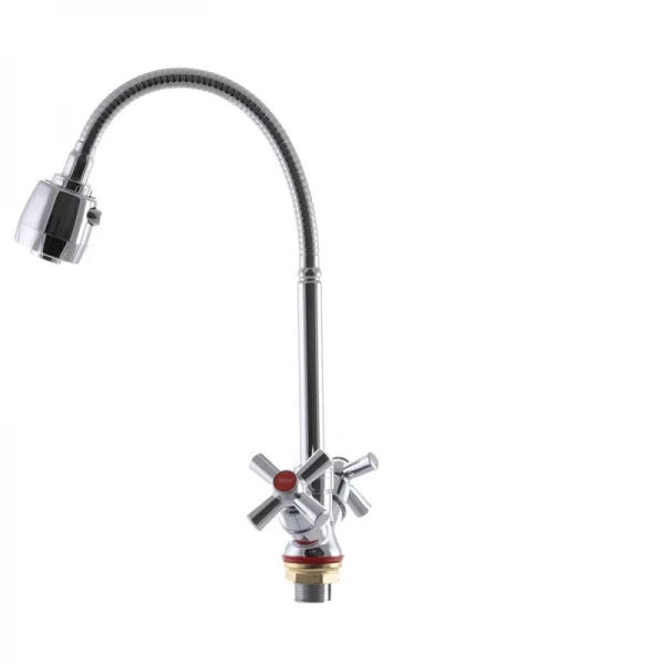 Змішувач для кухні Zerix TZH 722 з рефлективним виливом (ZX2947)