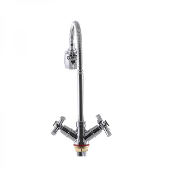 Змішувач для кухні Zerix TZH 722 з рефлективним виливом (ZX2947)