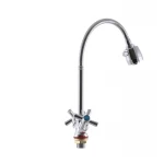 Змішувач для кухні Zerix TZH 722 з рефлективним виливом (ZX2947)