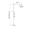 Душевая колонна со смесителем Zerix LR72403-1 SUS304 (ZX2990)
