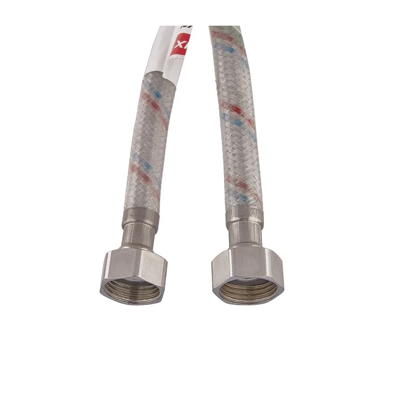 Гибкий шланг для подключения воды гайка 1/2'' - гайка 1/2'' (60 см) (силик. оболочка) Zerix (ZX3010)