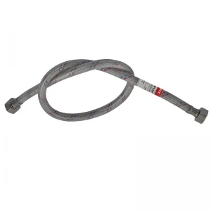 Гибкий шланг для подключения воды гайка 1/2'' - гайка 1/2'' (100 см) (силик. оболочка) Zerix (ZX3012) Гибкий шланг для подключения воды гайка 1/2'' - гайка 1/2'' (100 см) (силик. оболочка) Zerix (ZX3012)