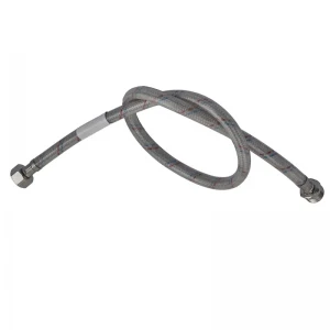 Гибкий шланг для подключения воды гайка 1/2'' - Штуцер 1/2'' (150 см) (силик. оболочка) Zerix (ZX3024)