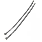 Гнучкі шланги для змішувача гайка 1/2'' - Штуцер M10 (50 см) 2 шт (силик. оболонка) Zerix (ZX3029)