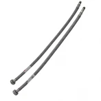 Гибкие шланги для смесителя гайка 1/2'' - Штуцер M10 (60 см) 2 шт (силик. оболочка) Zerix (ZX3030)