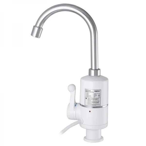Водонагреватель 3 kW проточный Zerix ELW06-E, С ИНДИКАТОРОМ ТЕМП., на мойку (ZX3074)