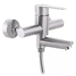 Смеситель для ванны из нерж. стали SUS304 Zerix DAX-009 (Euro) (ZX3146)