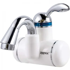 Водонагреватель НАСТЕННЫЙ 3 kW проточный, короткий излив ZERIX ELW05-2W (ZX3237)