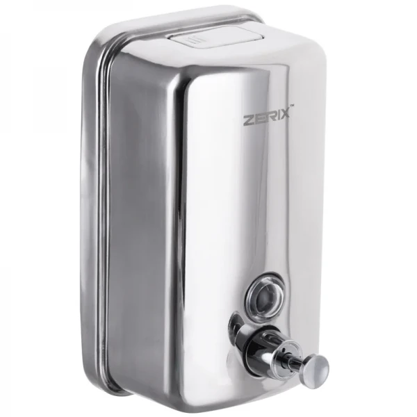 Дозатор для жидкого мыла Zerix D-500-SUS настенный (ZX3245)