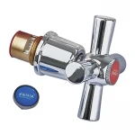 Ручка для змішувача Zerix HANDLE ONE-A722 латунна хромована з кранбуксою (ZX3267)