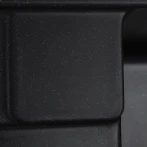 Мойка кухонная Zerix ZS-6550S-14 Черный металлик (ZX4546)