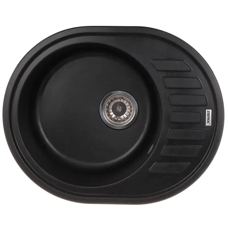 Мойка кухонная Zerix ZS-6250R-03 Черная (ZX4548)