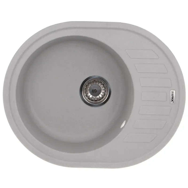 Мойка кухонная Zerix ZS-6250R-09 Серая (ZX4551)