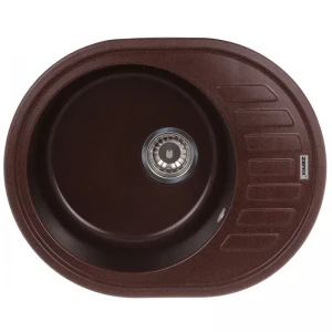 Мийка кухонна Zerix ZS-6250R-12 Коричнева (ZX4552)